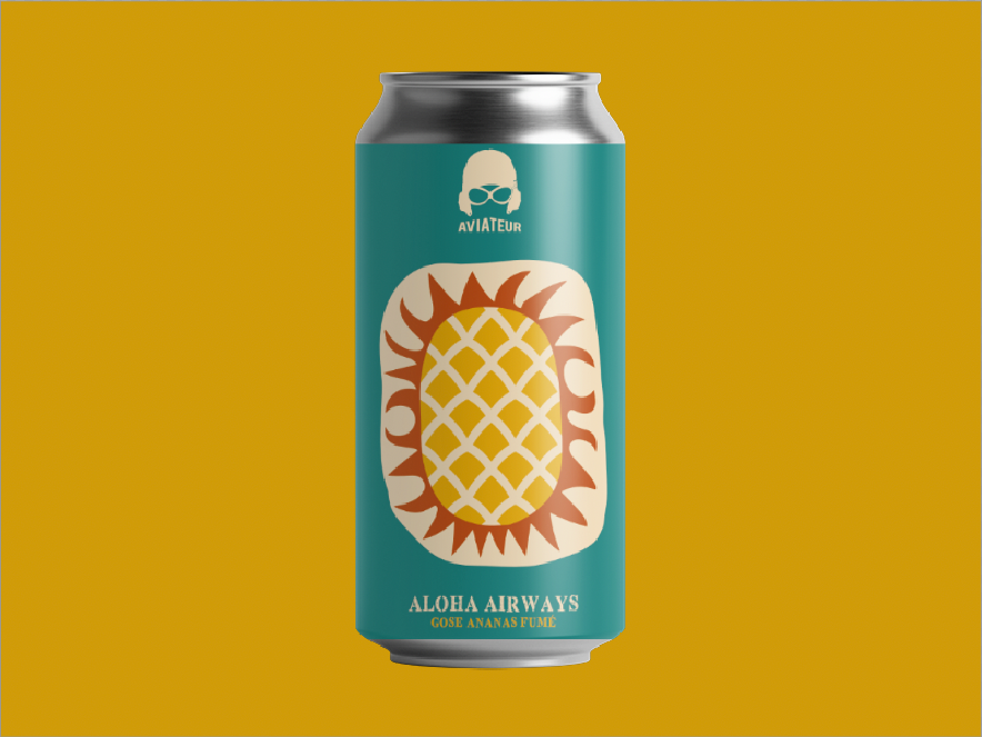 Aloha Airways - Gose Ananas fumée - Can 44cl - 4,5%