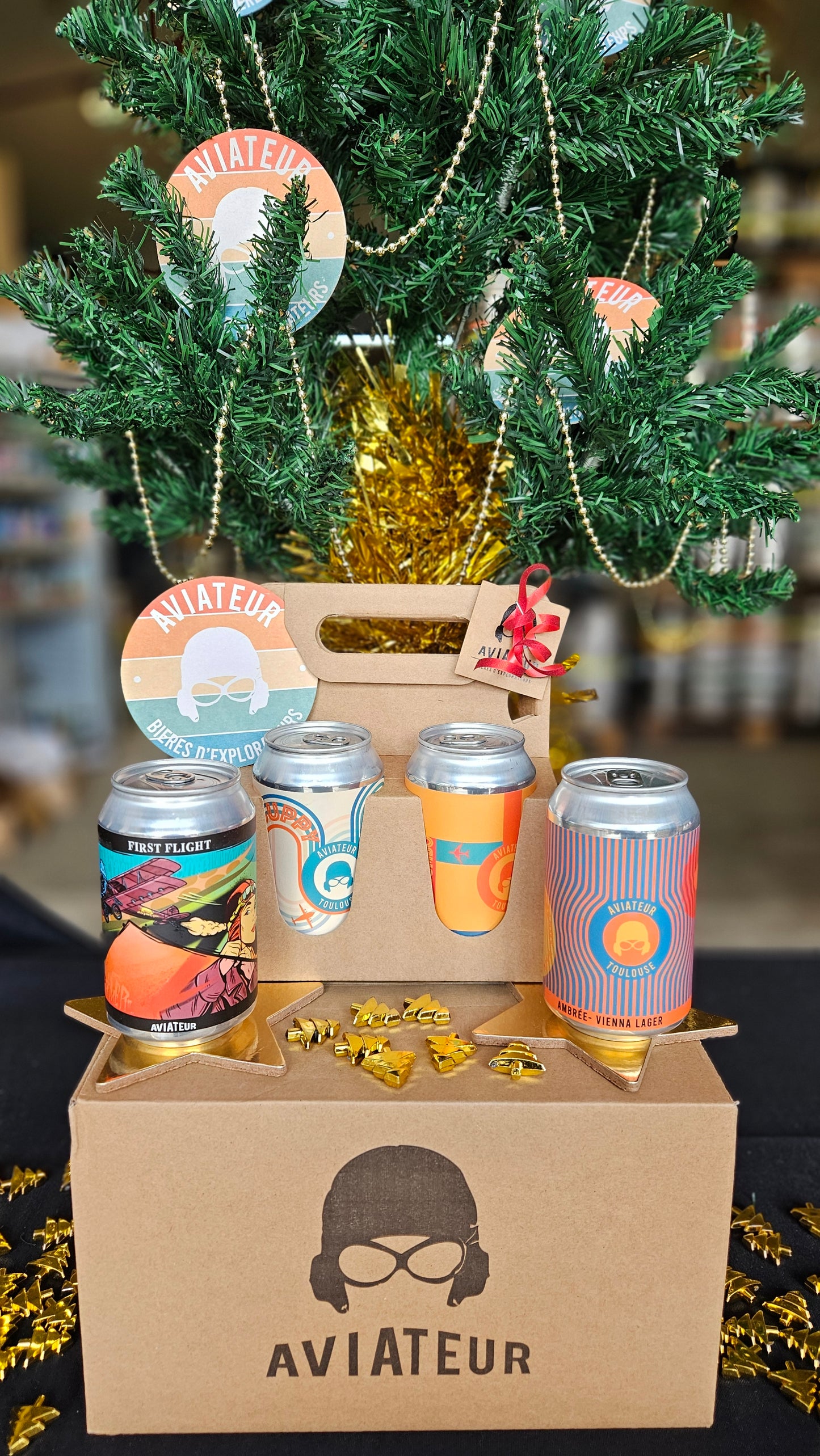 Coffret de Noël - 4 bières 33 cl