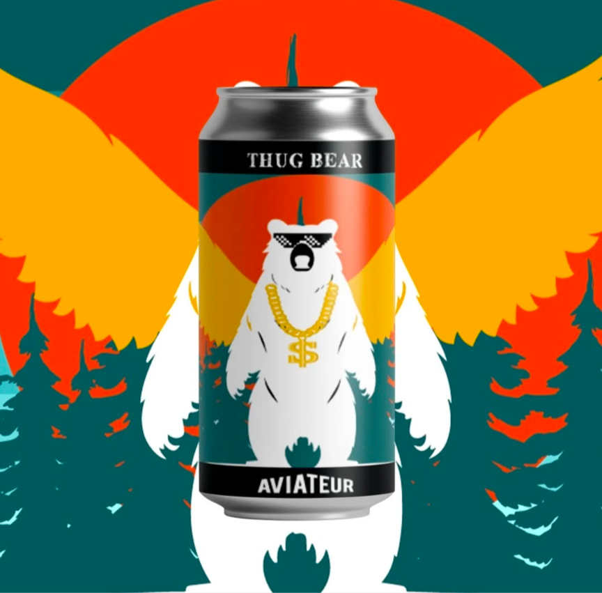 Aviateur Thug Bear - Hazy IPA - can 44cl - Aviateur