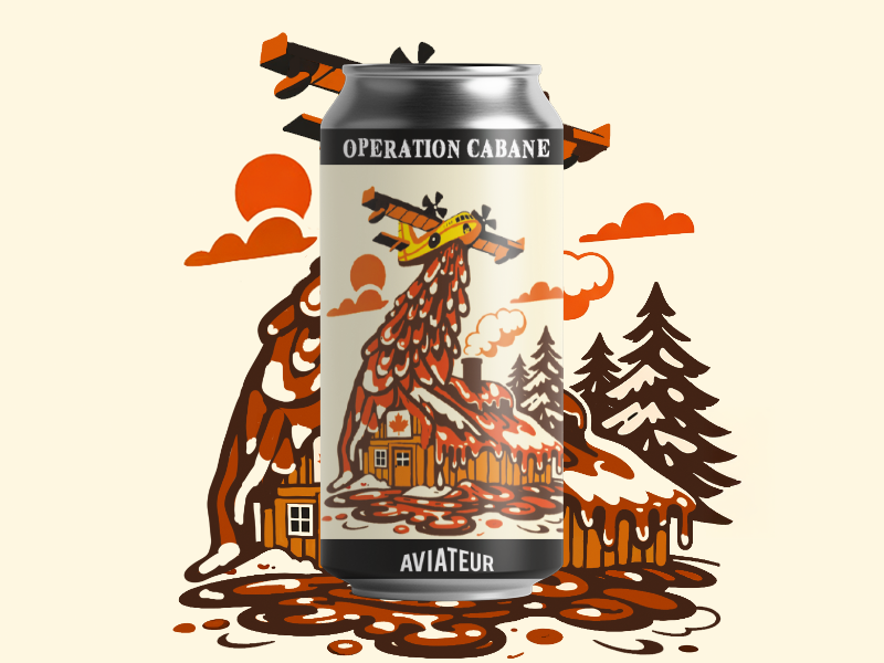 Operation Cabane - Stout Erable - Can 44 cl - 7%