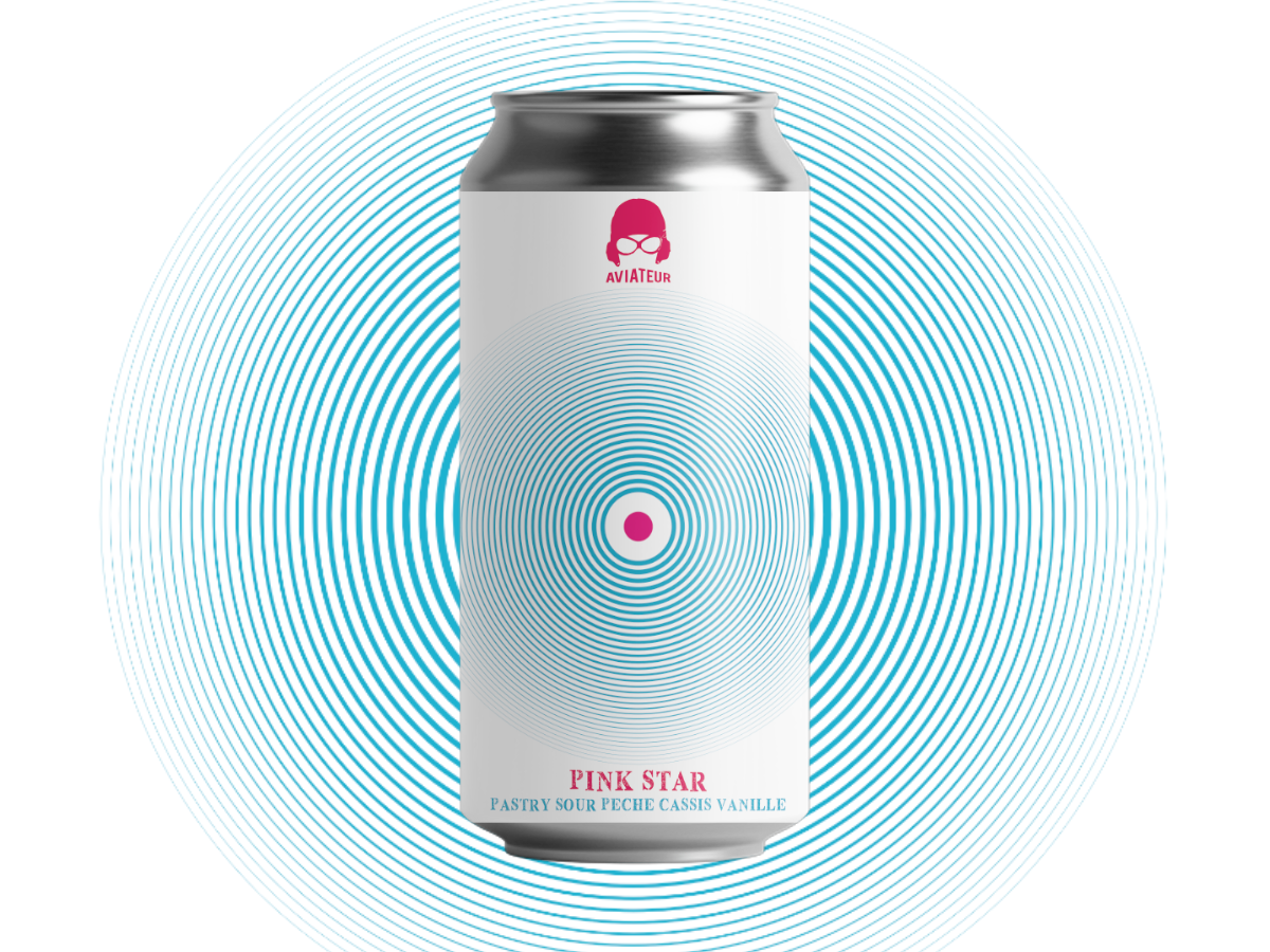 Pink star - Pastry sour - Can 44cl - 4,5%